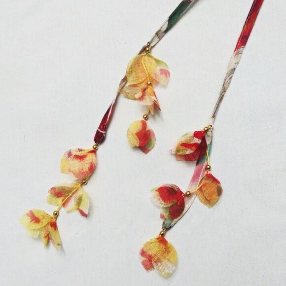 ZIMMERMANN Wonderland Flounce Floral Dress Asymmetrical High Low Tiered Ruffles - Picture 12 of 16